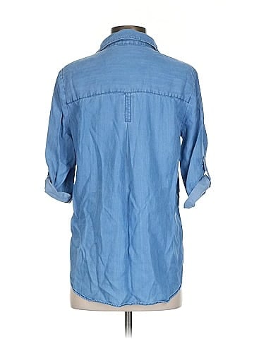 Velvet Heart 3/4 Sleeve Button-Down Shirt (view 2)