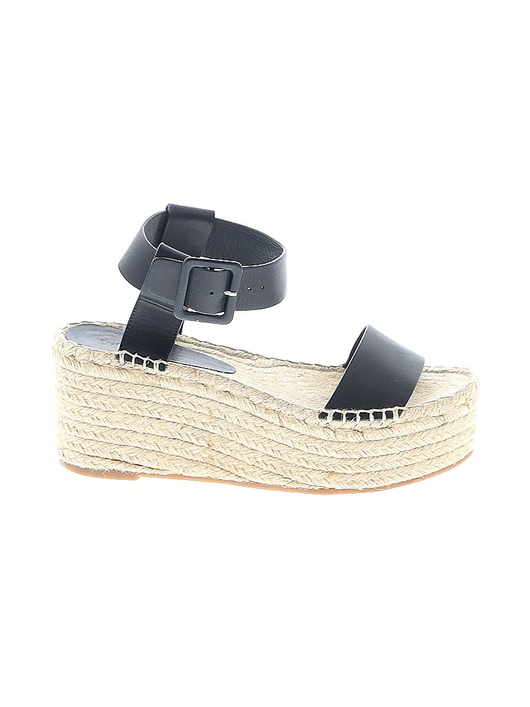 Pre-owned Vince Camuto Wedges In Black