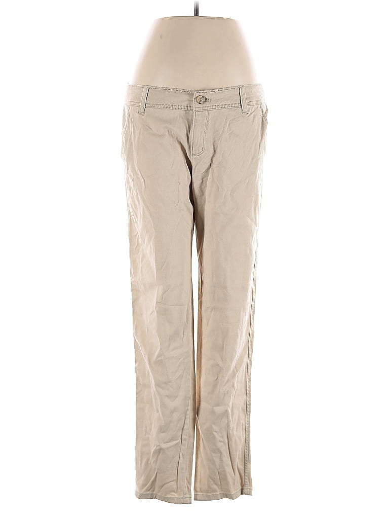 Pre-owned Hollister Khaki Pant In Brown
