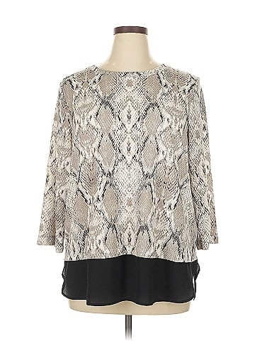 Apt. 9 3/4 Sleeve Blouse (view 1)