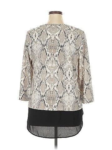 Apt. 9 3/4 Sleeve Blouse (view 2)