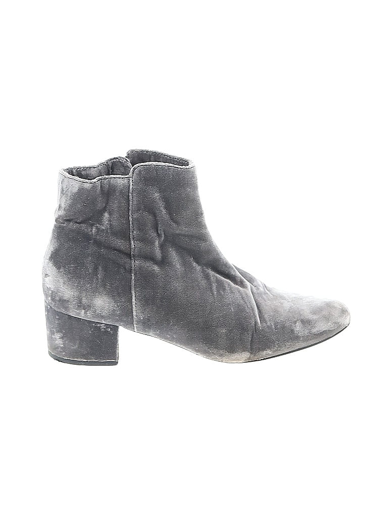 Pre-owned Joie Ankle Boots In Gray