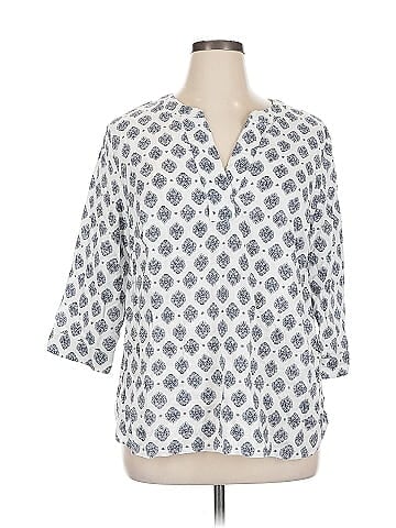 Saint Tropez 3/4 Sleeve Blouse (view 1)