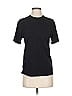 James Perse 100% Cotton Solid Black Short Sleeve T-Shirt Size XS (0) - photo 1