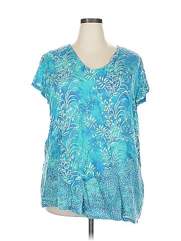 Soft Surroundings Short Sleeve Blouse (view 1)