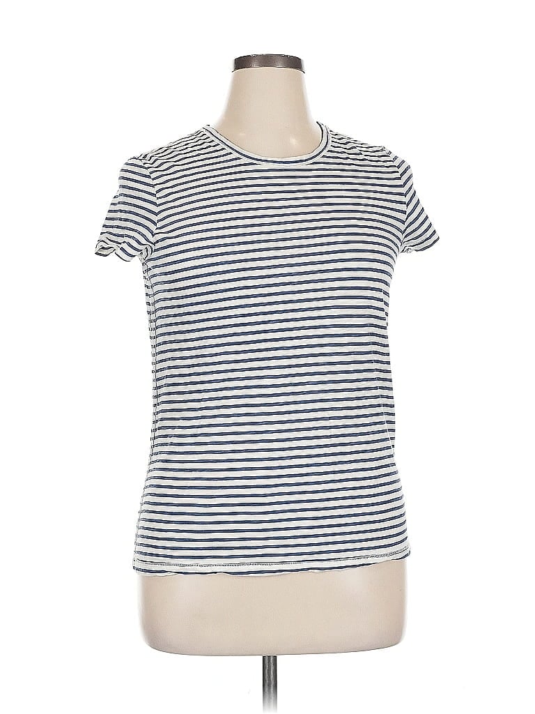 Pre-owned Merona Short Sleeve T-shirt In Blue