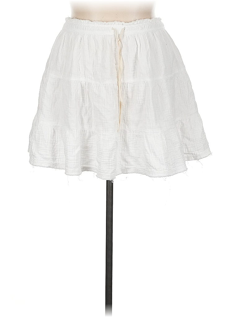 Pre-owned Aerie Casual Skirt In White