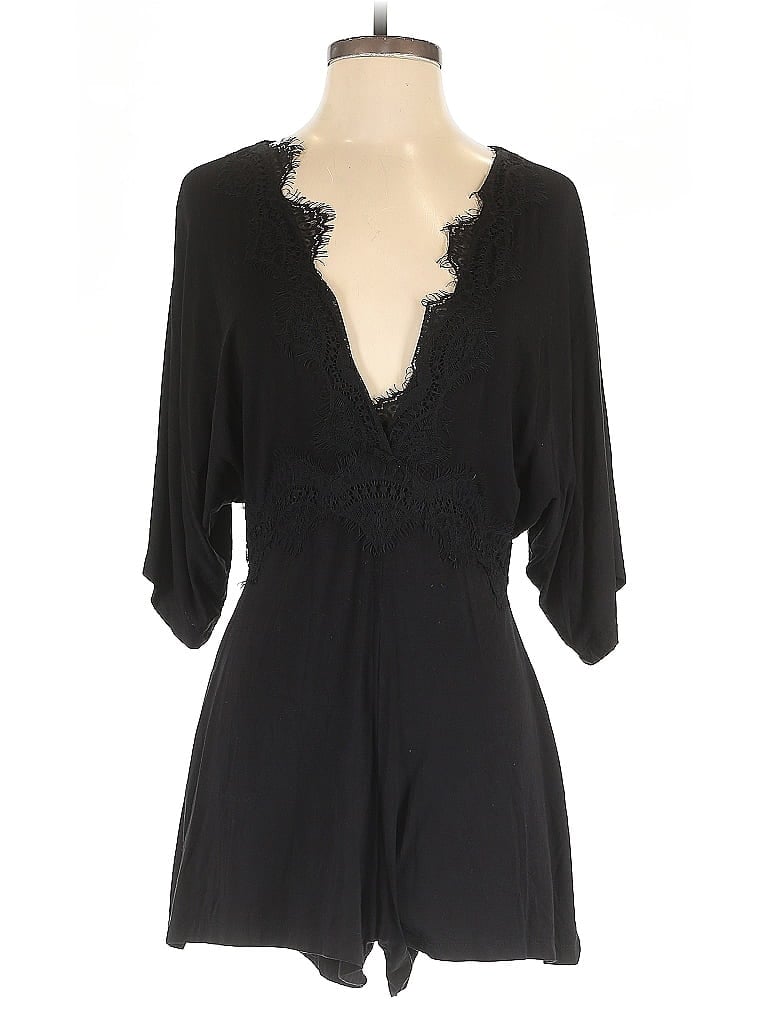 Pre-owned Topshop Romper In Black