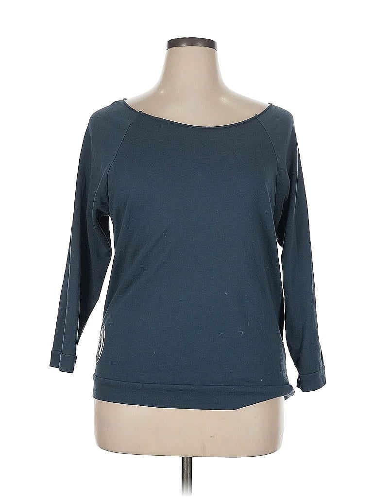 NEXT LEVEL APPAREL Pre-owned Sweatshirt In Blue