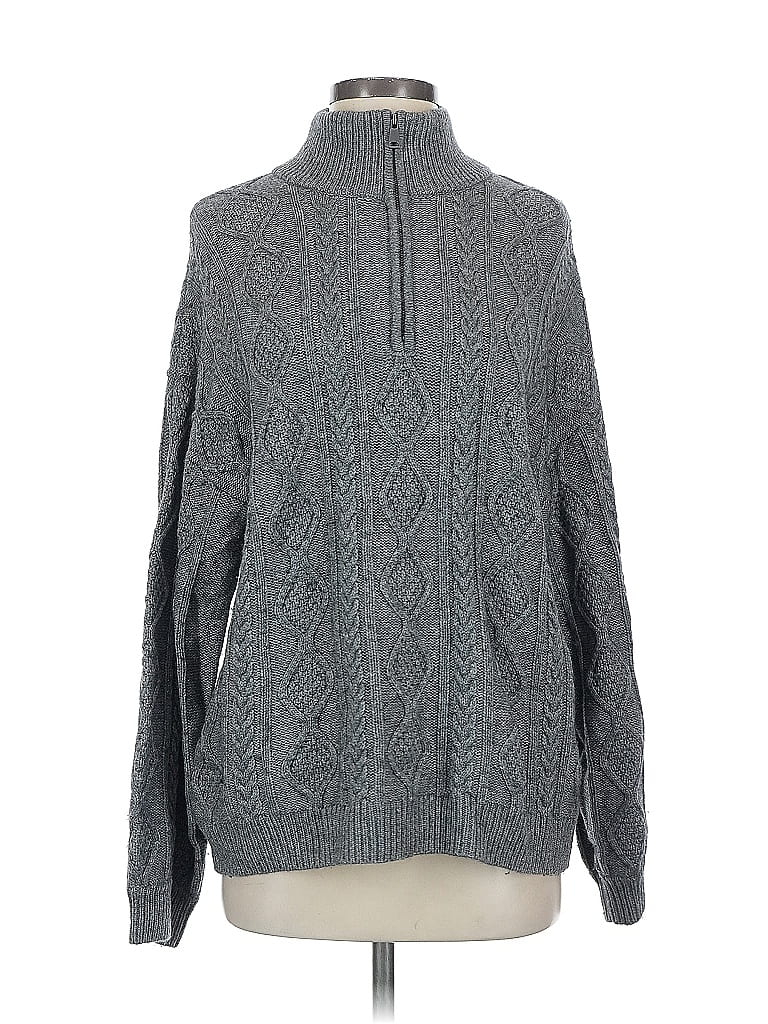 Pre-owned Splendid Turtleneck Sweater In Gray