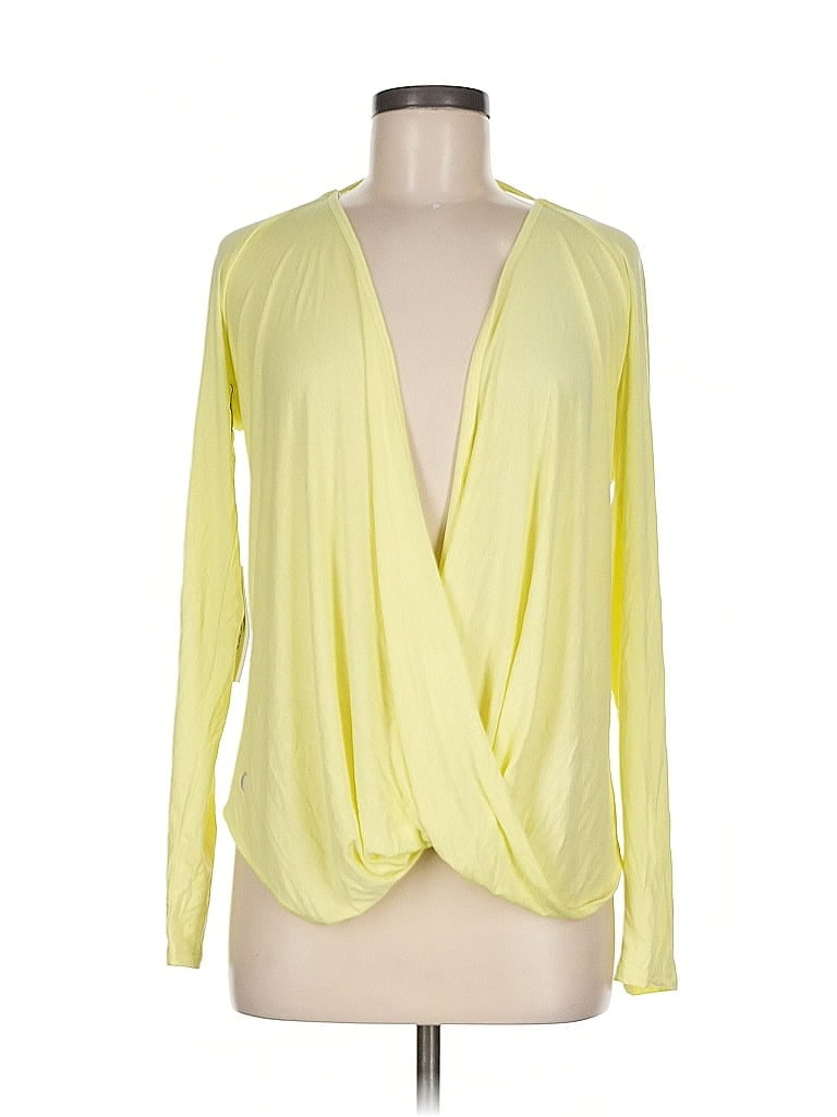 Zyia Active Long Sleeve T-shirt In Yellow