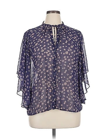 LC Lauren Conrad 3/4 Sleeve Blouse (view 1)