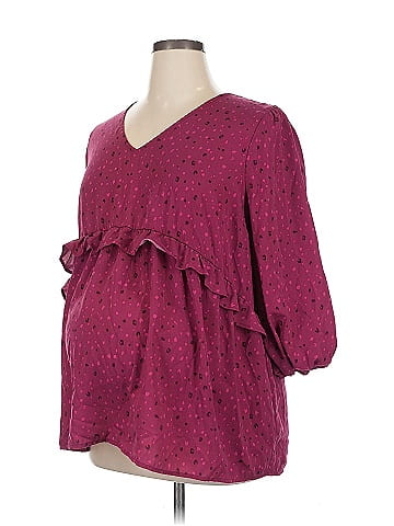 Ingrid + Isabel 3/4 Sleeve Blouse (view 1)