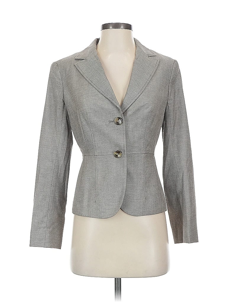 Pre-owned The Limited Blazer Jacket In Gray
