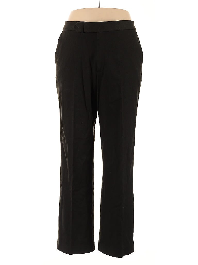 Pre-owned Chaps Casual Pants In Black