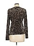 Chico's Design Print Black Long Sleeve Top Size Med (1) - photo 2