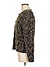 Chico's Design Print Black Long Sleeve Top Size Med (1) - photo 4