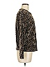 Chico's Design Print Black Long Sleeve Top Size Med (1) - photo 3