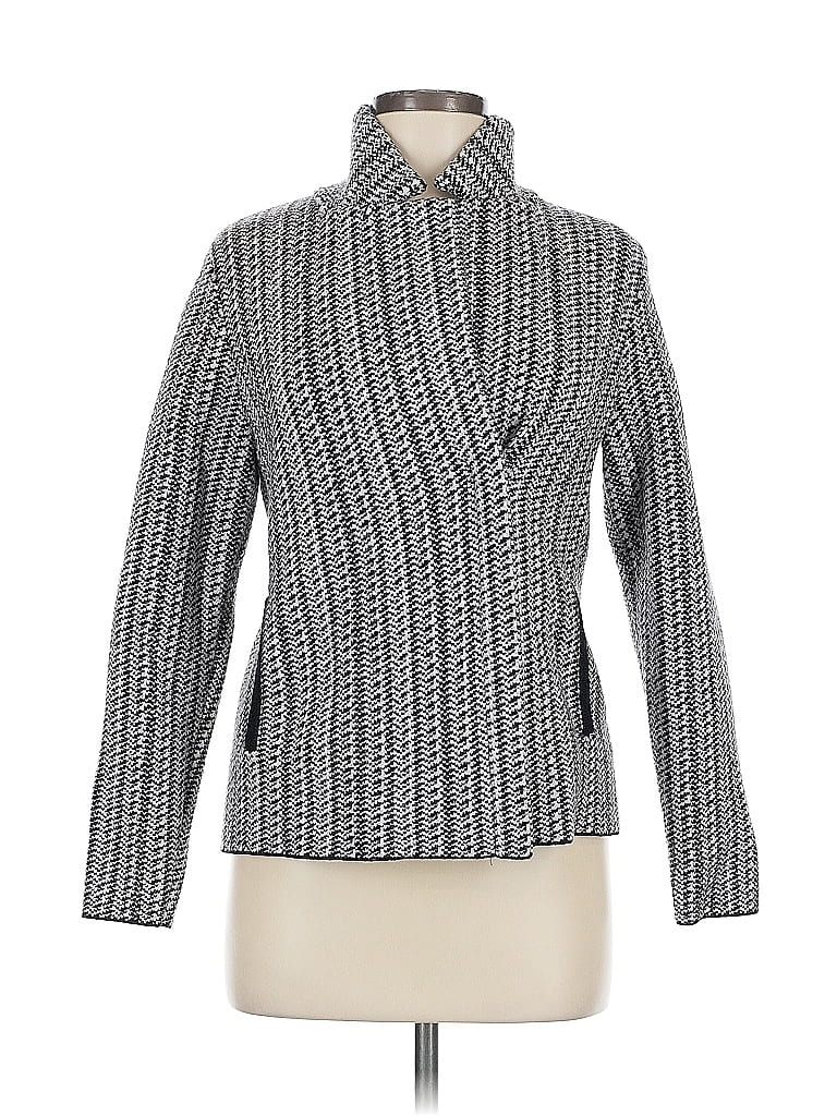 Pre-owned Rachel Zoe Blazer Jacket In Gray