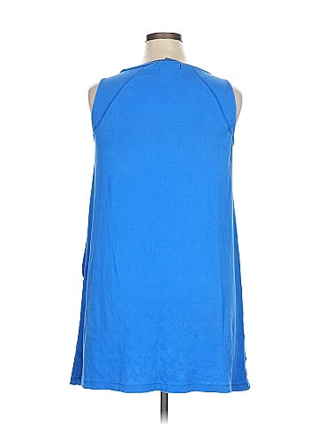 August Silk Sleeveless T-Shirt (view 2)