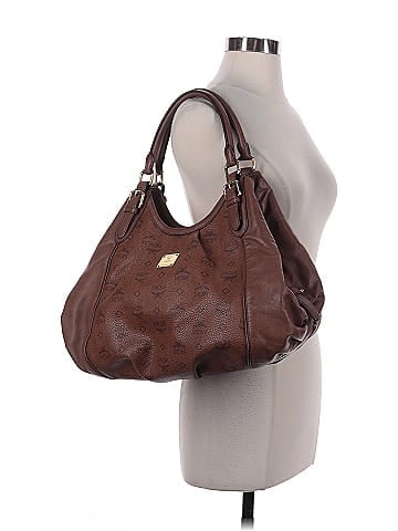 MCM MCM Visetos Leather Hobo (view 2)
