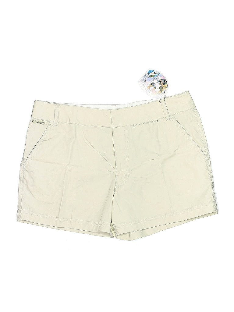 Assorted Brands Khaki Shorts In White
