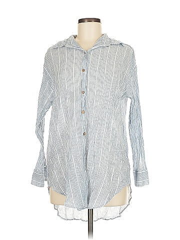 Blue Island Long Sleeve Button-Down Shirt (view 1)