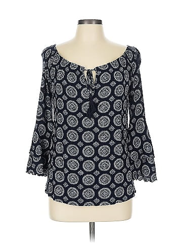 Solitaire 3/4 Sleeve Blouse (view 1)