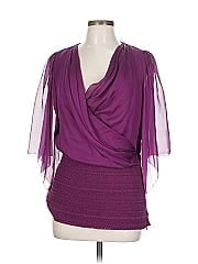 Catherine Malandrino Long Sleeve Silk Top