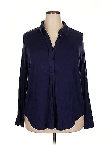 Universal Standard Long Sleeve Polo (view 1)