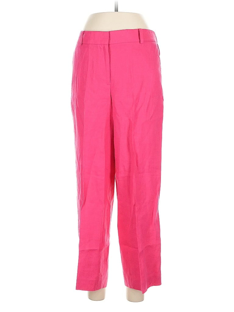 Pre-owned Talbots Linen Pants In Pink