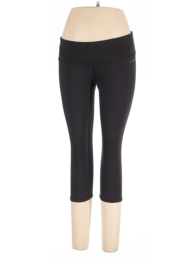 Pre-owned Brooks Active Pants In Black