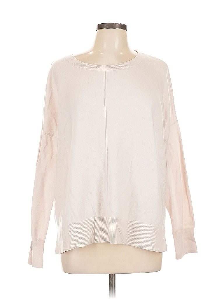 Pre-owned Gap Pullover Sweater In White