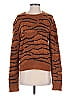 Stella McCartney Animal Print Brown Orange Pullover Sweater Size EU (IT) 40 / US 4 - photo 1