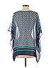 Talbots Outlet 100% Polyester Blue 3/4 Sleeve Blouse Size Sm - Med - photo 2