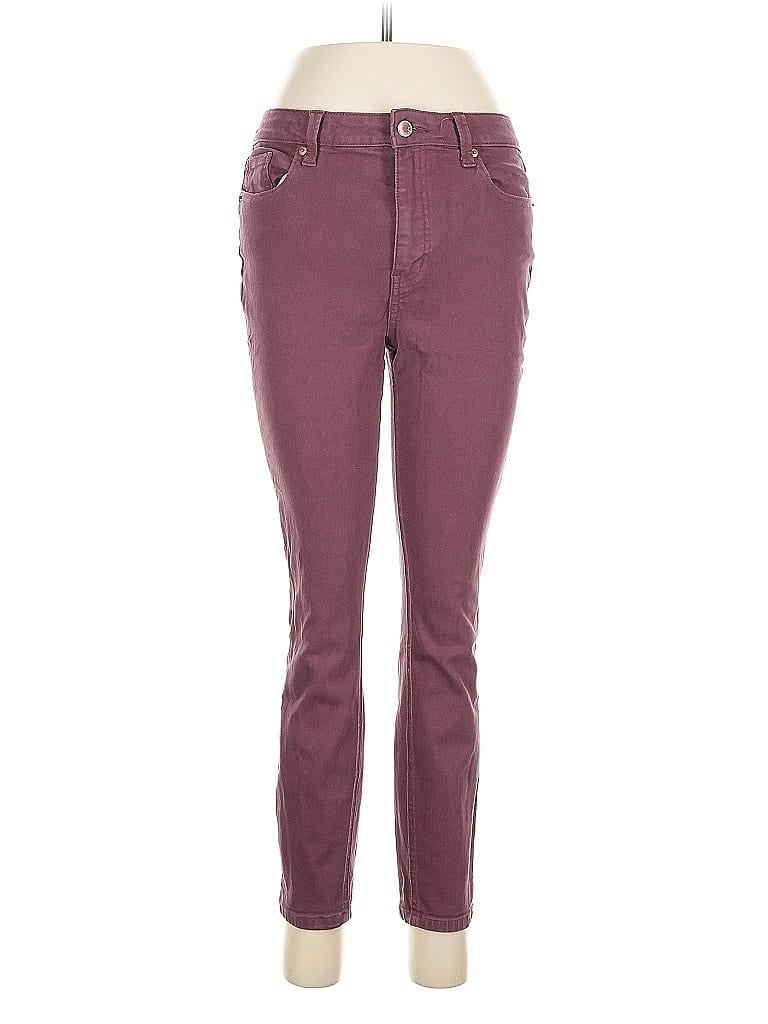 COSMIC BLUE LOVE Pre-owned Jeans In Burgundy