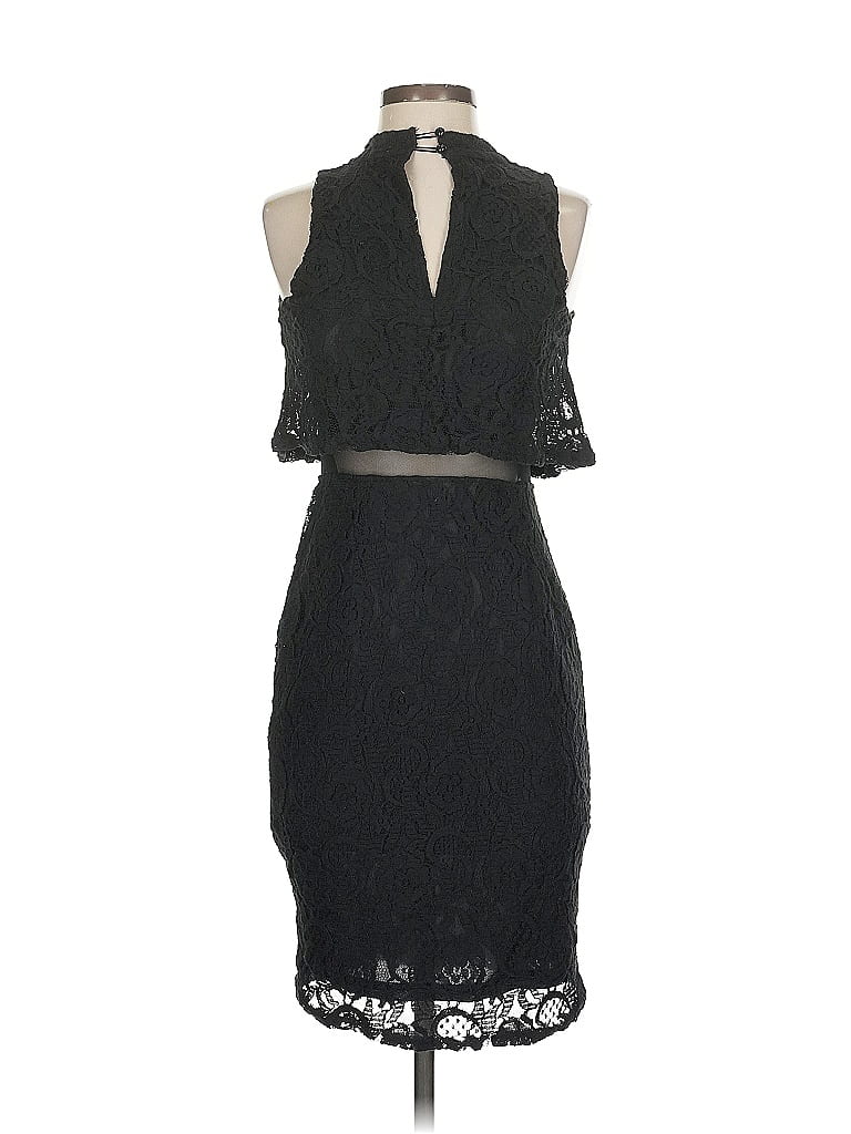 Pre-owned Bar Iii Cocktail Dress In Black