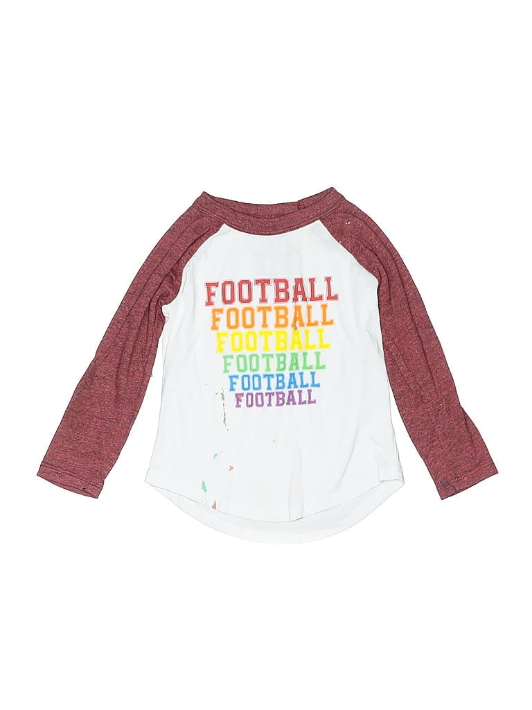 CHASER Pre-owned Kids' 3/4 Sleeve T-shirt In White