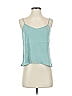 Carlisle 100% Silk Teal Sleeveless Top Size 2 - photo 1
