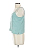 Carlisle 100% Silk Teal Sleeveless Top Size 2 - photo 5