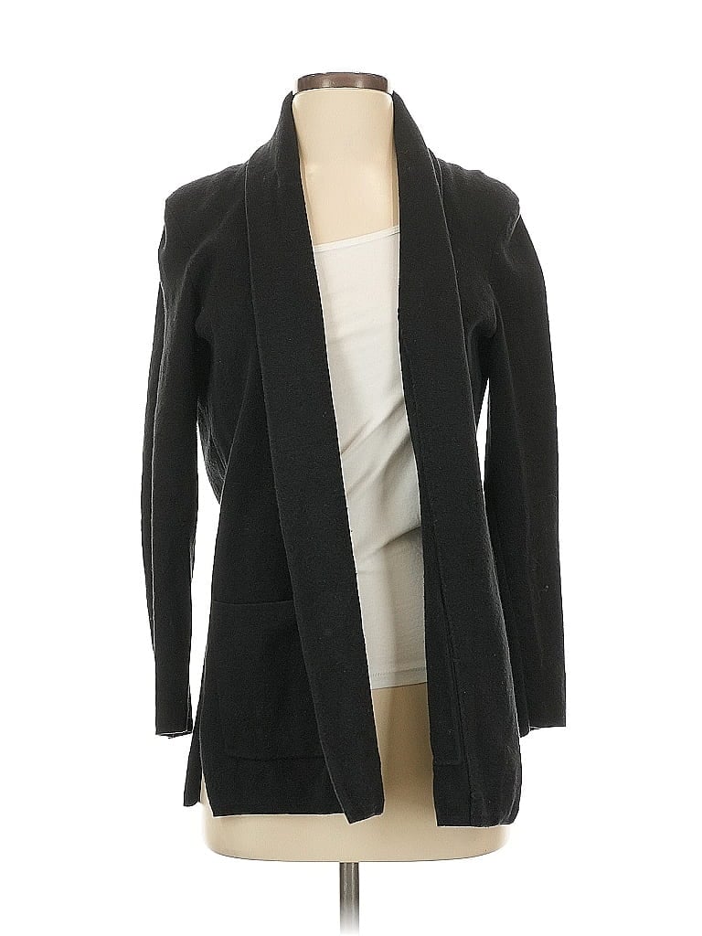 Pre-owned J.crew Factory Store Cardigan Sweater In Black