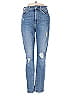 7 For All Mankind Hearts Blue Jeans Size 25 waist - photo 1