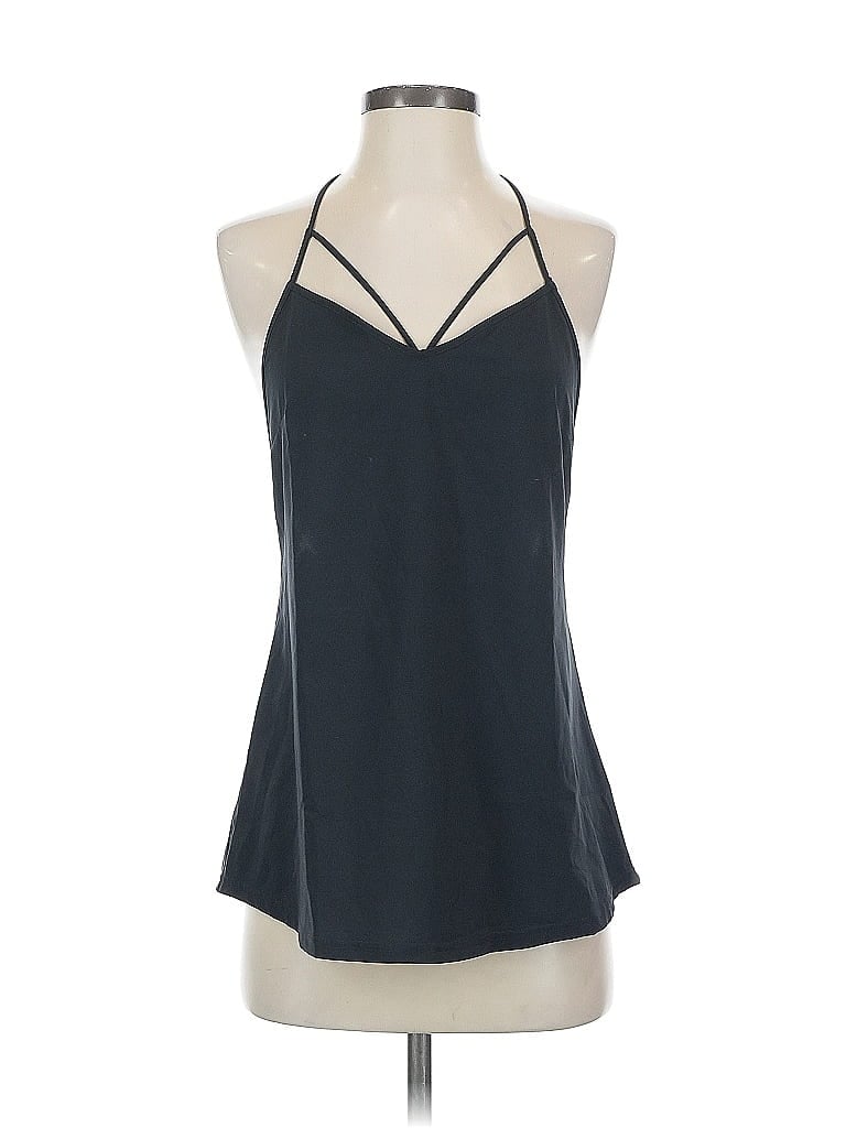 Click to view more detailed imagery on our partner's website Pre-owned Under Armour Tank Top Black Halter Neckline Tops