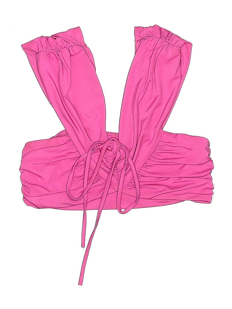 Pre-owned Kikiriki Swimsuit Top Pink Swimwear