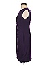 Connected Apparel Solid Purple Cocktail Dress Size 10 - photo 4