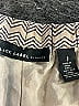 Back Label 100% Silk Chevron-herringbone Gray Tan Silk Pants Size 1 - photo 3