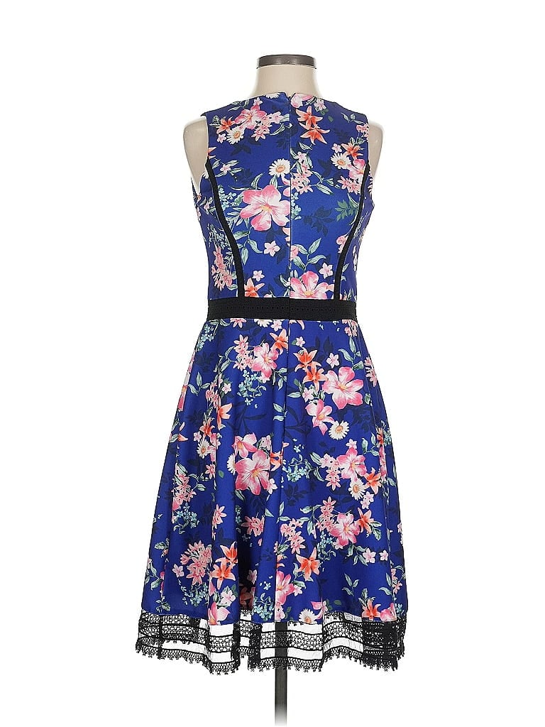 Pre-owned Guess Cocktail Dress In Blue