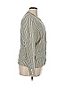 Peruvian Connection 100% Wool Houndstooth Ivory Wool Blazer Size 14 - photo 3