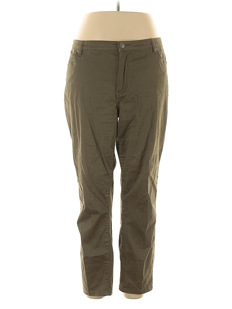 Pre-owned Buffalo By David Bitton Khaki Pant In Green