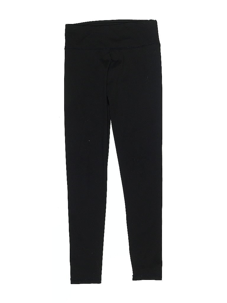 Justice Solid Black Active Pants Size L (youth) - photo 1